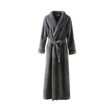Load image into Gallery viewer, Women Long Robe Soft Warm Plus Size Flannel
