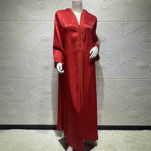 Load image into Gallery viewer, Dubai Abaya Hooded Maxi  Dress Long Sleeve Islam
