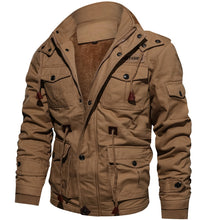 Load image into Gallery viewer, Mountainskin Men&#39;s Warm Hooded Coat Thermal  Outerwear Military
