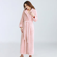 Load image into Gallery viewer, Women Long Robe Soft Warm Plus Size Flannel
