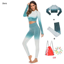 Load image into Gallery viewer, Hot Yoga Gym Set  Leggings Yoga Sport Leggings Sportswear
