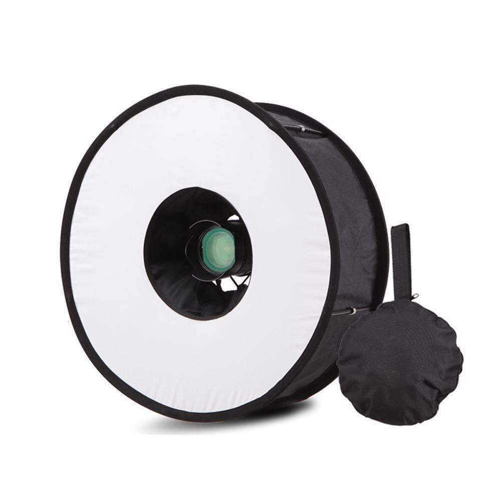 New Ring Softbox Flash Round Foldable Diffuser Camera