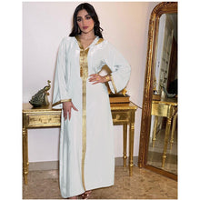 Load image into Gallery viewer, Dubai Abaya Hooded Maxi  Dress Long Sleeve Islam
