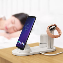 Load image into Gallery viewer, 4 in 1 Wireless Charging Dock  Apple Watch iPhone Fast Charger stand
