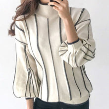 Load image into Gallery viewer, Sweaters4  Women Throat Female Puff Sleeve Elegant Office
