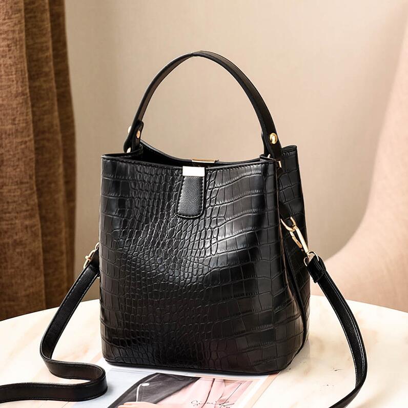 Women Pattern Handbag Casual Crocodile Shoulder Messenger Bags