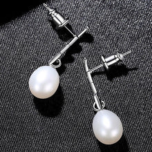 Load image into Gallery viewer, S925 Sterling Silver Freshwater Pearl Exquisite Wing-shaped Fashion Personality Ladies Earrings - radiantonlinemall
