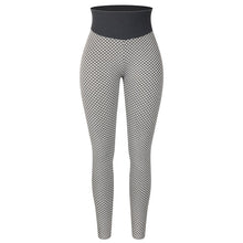 Load image into Gallery viewer, Sexy Yoga Pants Fitness Sports Leggings Jacquard Sports Leggings Female Running Trousers High Waist Yoga Tight Sports - radiantonlinemall
