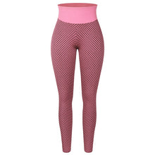 Load image into Gallery viewer, Sexy Yoga Pants Fitness Sports Leggings Jacquard Sports Leggings Female Running Trousers High Waist Yoga Tight Sports - radiantonlinemall
