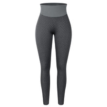 Load image into Gallery viewer, Sexy Yoga Pants Fitness Sports Leggings Jacquard Sports Leggings Female Running Trousers High Waist Yoga Tight Sports - radiantonlinemall
