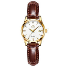 Load image into Gallery viewer, Classy Watch for Women Brown Leather Casual 3ATM Waterproof Wrist Watch - radiantonlinemall
