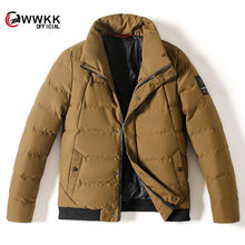 Load image into Gallery viewer, WWKK Winter Jacket Mens Quality Thermal Thick Coat Snow Parka Male Warm Outwear Fashion - White Duck Down Jacket Men
