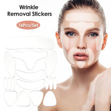 Load image into Gallery viewer, 11Pcs Reusable Silicone Wrinkle Removal Stickers Anti-wrinkle Face Forehead Cheek Chin Face Lifting Care Patch Anti Aging Beauty - radiantonlinemall
