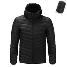 Load image into Gallery viewer, Men White Duck Down Jacket New Portable Hooded Down Coat Ultralight Men Winter Coat Warm Thermal Down Parkas - radiantonlinemall
