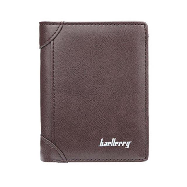 Men Wallet Leather Business Foldable Wallet Luxury Billfold Slim Hipster Cowhide Credit Card/ID Holders Inserts Coin Purses - radiantonlinemall