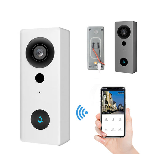 Wired WiFi Doorbell Smart Video Intercom Doorbell with 1080P HD - radiantonlinemall