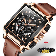 Load image into Gallery viewer, Original Watch for Men  Luxury Hollow Square Sport
