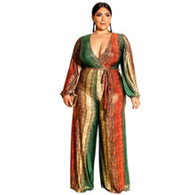 Load image into Gallery viewer, Plus Size  Clothing 5XL Deep V-neck Casual Outfits
