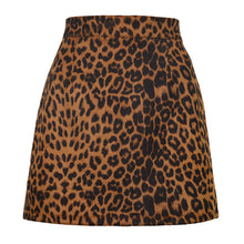 Load image into Gallery viewer, Women Suede Hip Skirt High Waist Zipper  A- Line Mini Skirts

